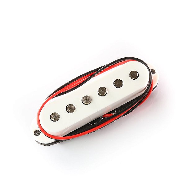 Captador Guitarra Single Cerâmica Branco Spirit ST6-M-WH