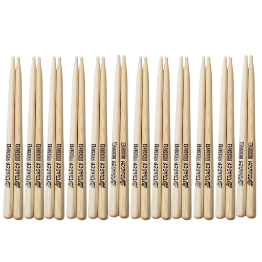 10 Pares de Baquetas C.Ibanez 5BDRH Dragon Hickory Ponta Madeira 5B