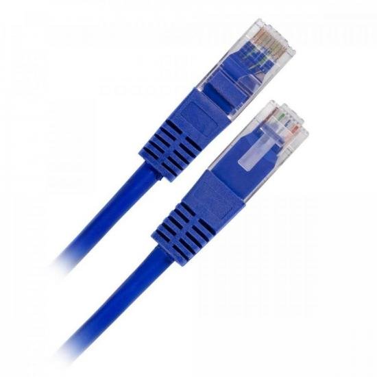 Patch Cord CAT5.E UTP 10m Azul Rontek