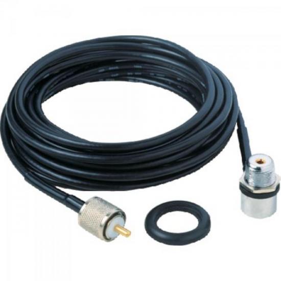 Cabo Kit Curto RG-58 para PX 3,5m M801K Preto AQUÁRIO