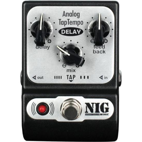 Pedal Analógico TapTempo Delay NIG