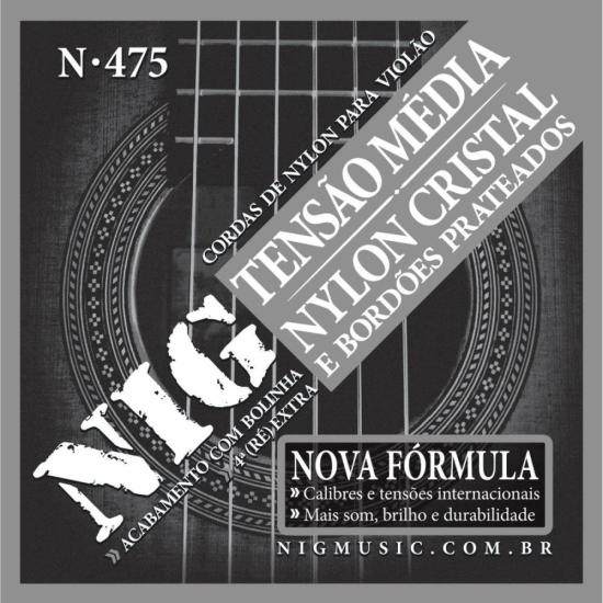 Encordoamento Para Violão Nylon .028 N475 NIG