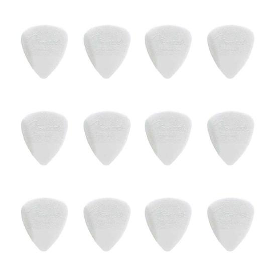 Palheta Fender Nylon Pick 0.46 Extra Fina White - PCT / 12