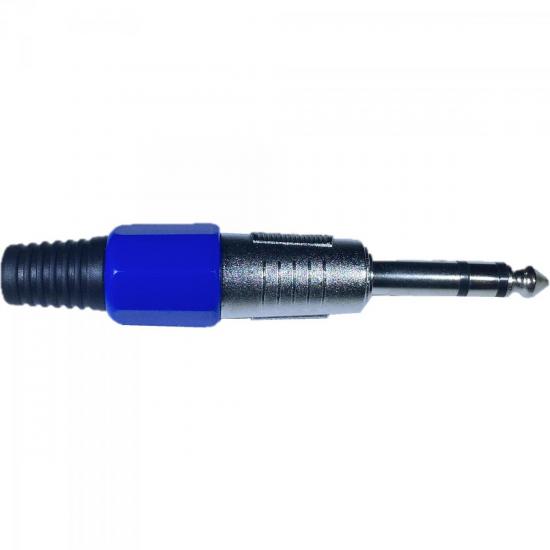 Plug P10 Stereo Plástico Azul PGPZ0015 Storm - PCT / 5