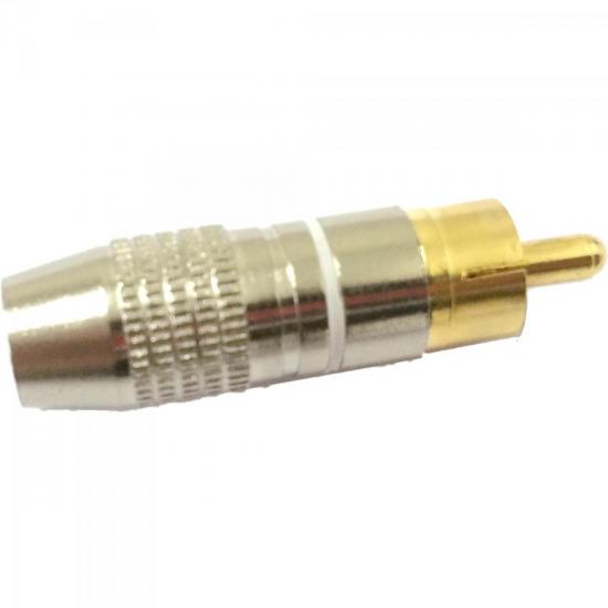 Plug RCA Profissional PGRC0015 Branco Storm - DEZ / 10