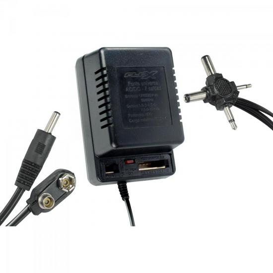 Fonte Universal AC/DC 1000mAh 12V FX-ACU Flex