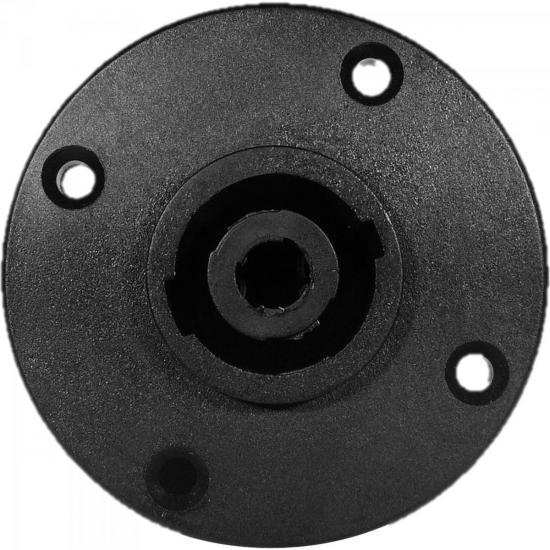 Conector Speakon Fêmea 4 Pólos Painel JCSP0002 Preto STORM - PCT / 10