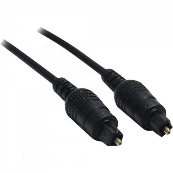Cabo Fibra Optica Para Áudio Toslink 3m CBFO0009A Preto Storm