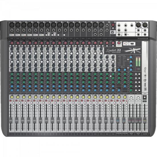 Mesa de Som Soundcraft Signature 22MTK 22 Canais Cinza