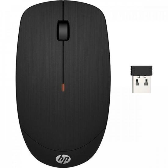 Mouse sem Fio 1600DPI X200 Preto HP