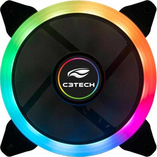 Cooler Fan 12cm RGB F7-L200 Preto C3TECH