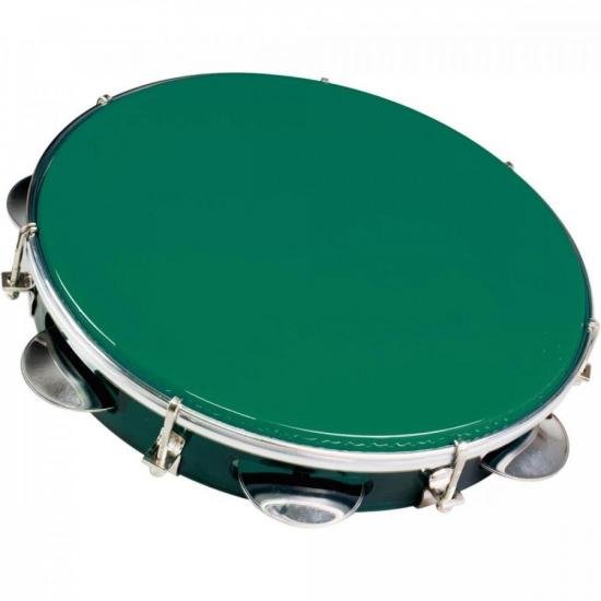 Pandeiro Acrílico 10" 98A Colorido Verde PHX