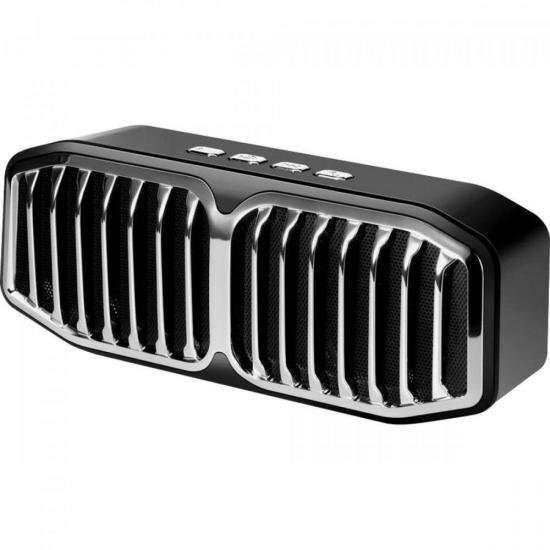 Caixa de Som Portátil Bluetooth Extra Bass TWS VC-M260BT Preta EXBOM