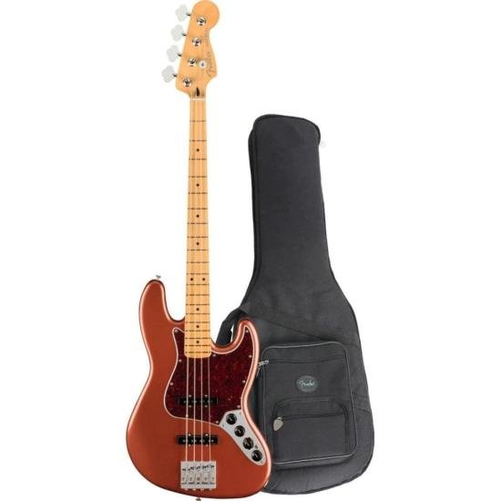 Contrabaixo FENDER Player Plus Jazz Bass Aged Candy Apple Red Com Bag