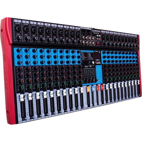 Mesa de Som Soundvoice MS202 EUX 20 Canais