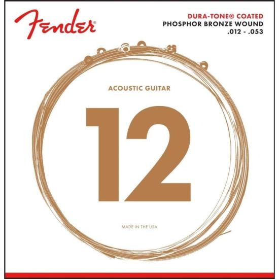Encordoamento 860L Violão Aço Fender Bronze