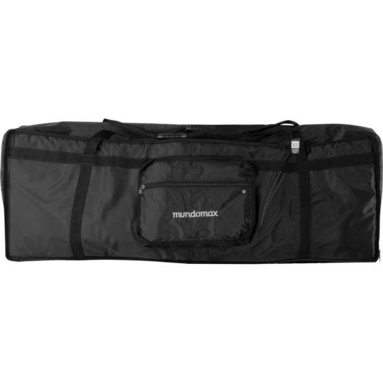 Capa para Teclado 7/8 Extra c/ Bolso Cargo Nylon 70 Preta Mundomax