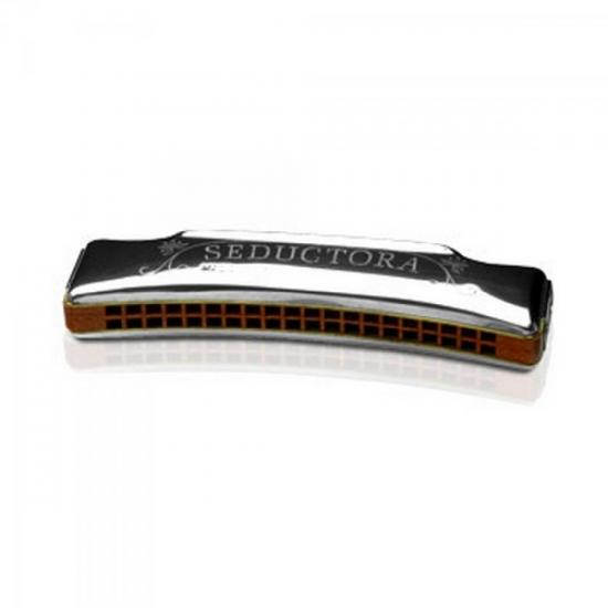 Gaita de Boca Profissional Oitavada 40 vozes Sedutora Dó HERING