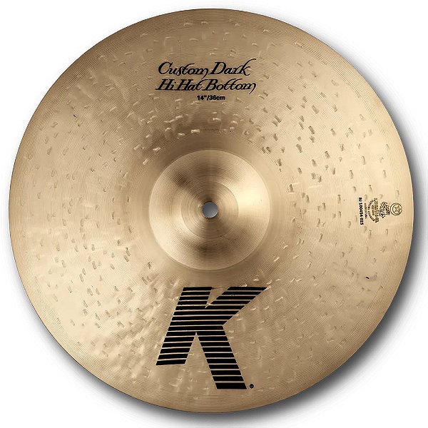 Prato Chimbal Zildjian K Custom Dark 14" Hi-Hat K0943