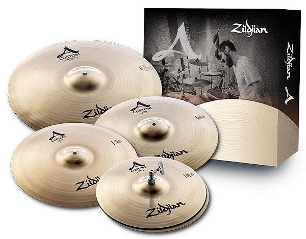 Kit de Pratos Zildjian A Custom Series 14", 16", 18", 20" A20579