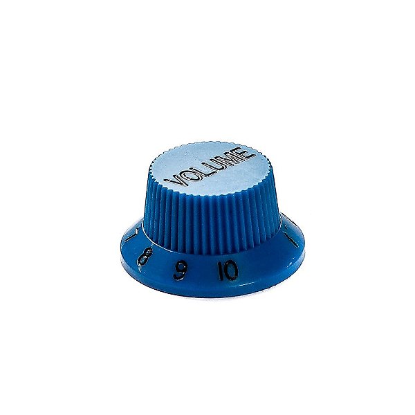 Knob Plástico Instrumentos Volume (6 Peças) Spirit PSV-VBLUE