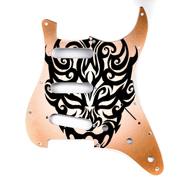 Escudo Guitarra Am Strat SSS Máscara Tribal Spirit 100-MT