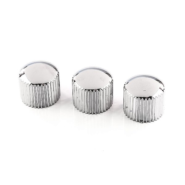 Knob Plástico Instrumentos Cromado (3 Peças) Spirit KPP-CR