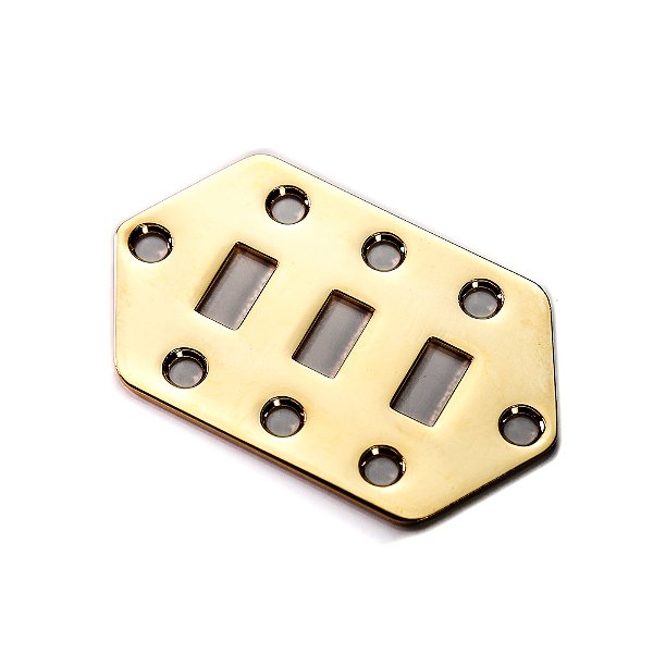 Escudo Controles Guitarra Jaguar Dourado Spirit HEX-62J-GD