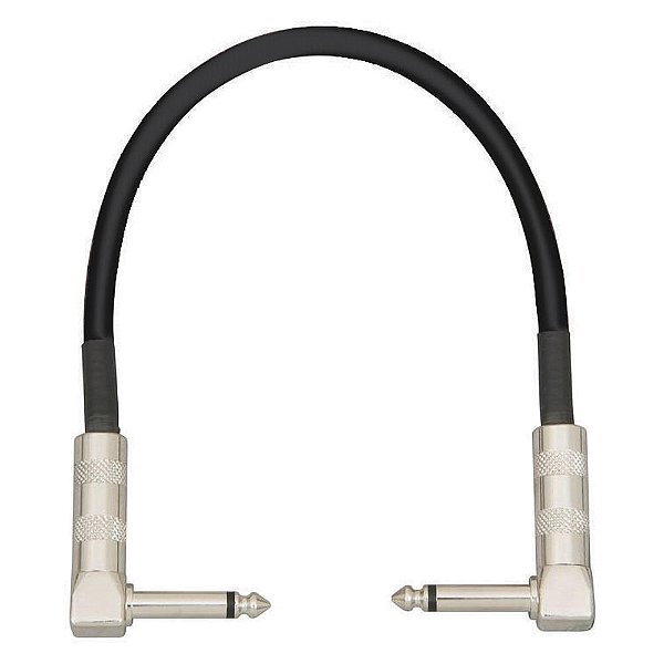 Cabo Para Pedal 30,48cm Preto Plug 90 On-Stage PC312B