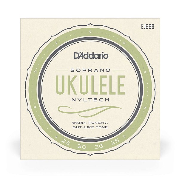 Encordoamento Para Ukulele Soprano D Addario Nyltech EJ88S