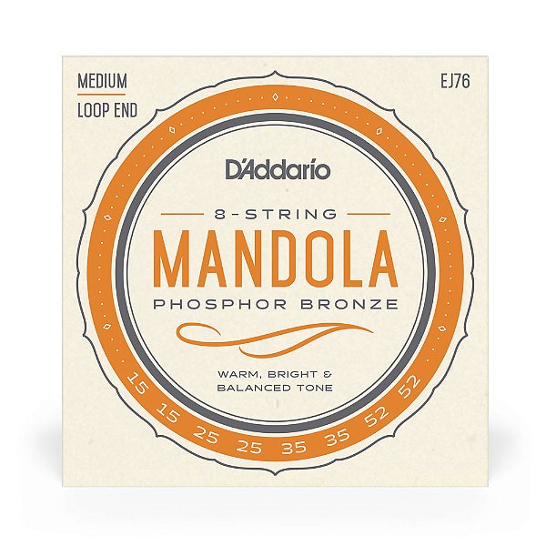 Encordoamento Para Bandola D Addario Phosphor Bronze EJ76