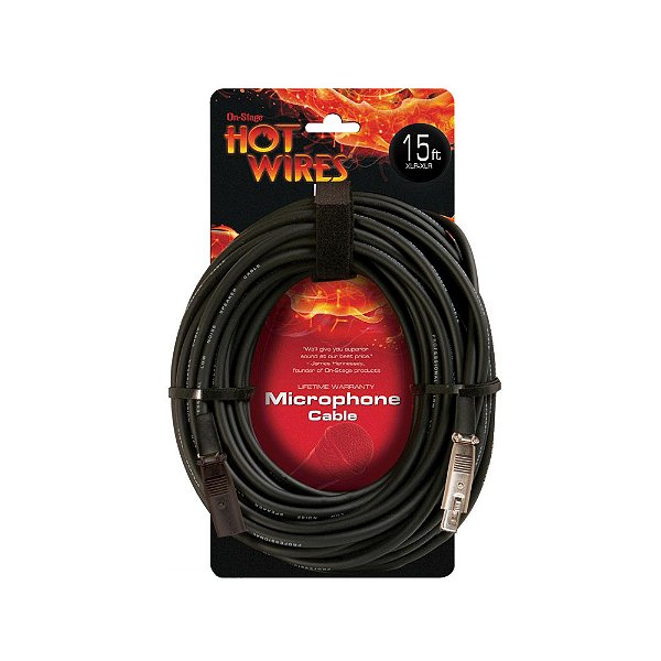 Cabo Para Microfone 4.57m On-Stage MC12-15