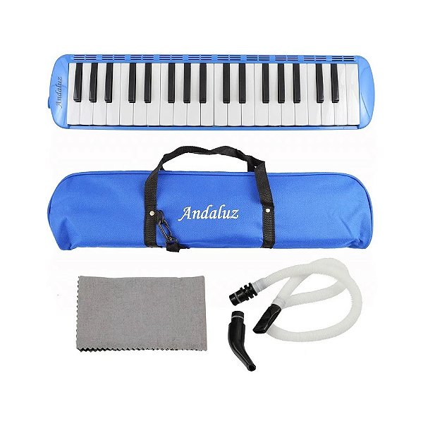Escaleta Andaluz FT37K Azul 37 Teclas Piânica com Bag
