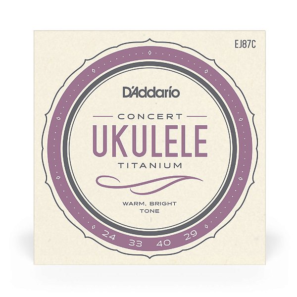 Encordoamento Ukulele Concerto D Addario Pro-Arté Titanium