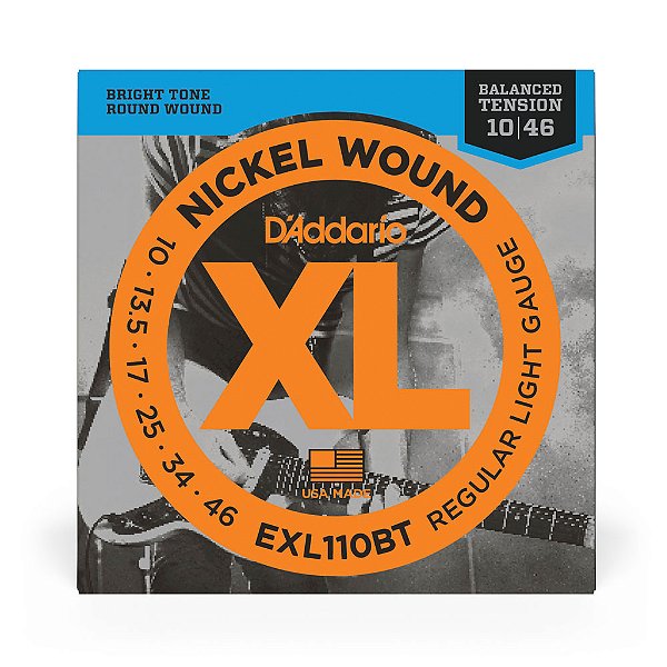 Encordoamento Guitarra 10-46 D Addario XL Nickel EXL110-BT