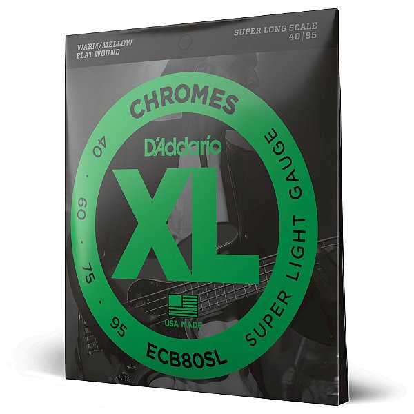 Encordoamento Baixo 4C 40-95 D Addario XL Chromes ECB80SL