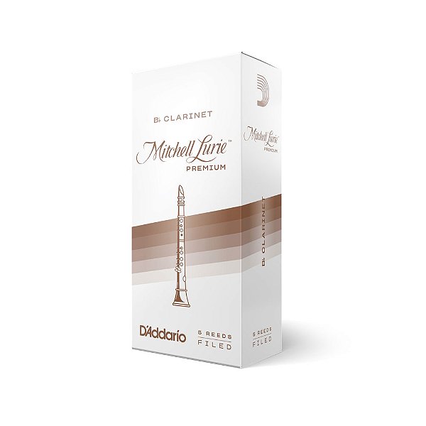 Palheta Clarineta 2.5 (5 Unidades) D Addario M. Lurie