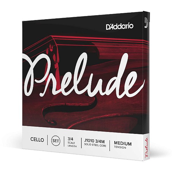 Encordoamento Violoncelo Média D Addario Prelude J1010 3/4M