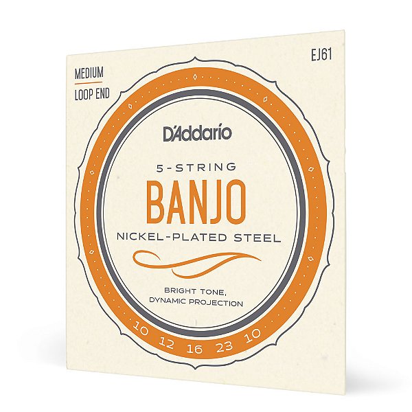 Encordoamento Banjo 5C D Addario Nickel Plated Steel EJ61