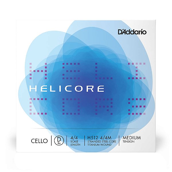 Corda Avulsa Para Violoncelo RÉ D Addario Helicore H512 4/4M