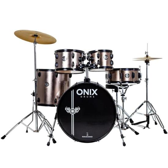 Bateria Onix Drums Smart 22" Deep Silver
