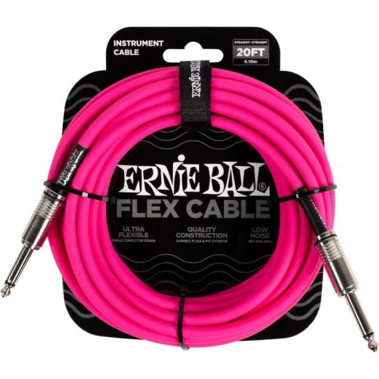 Cabo Para Instrumento 6m Rosa P06418 Ernie Ball