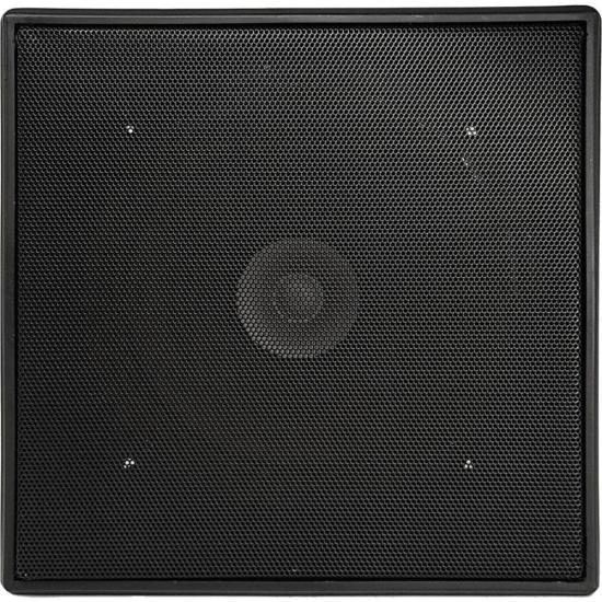 Kit Arandela Quadrada 6” Full Range Orion 55W RMS Preta - PAR / 2