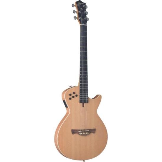 Violão Tagima Modena Steel Elétrico Aço Maciço Natural Satin