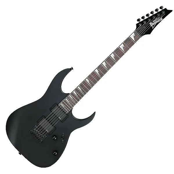 Guitarra 6C RG GIO Black Flat Ibanez RG Series GRG121DX-BKF