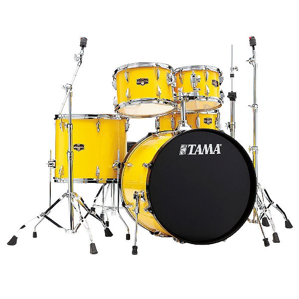 Bateria Completa (5 tambores) Bumbo 22 (Amarela ELY) Tama Imperialstar IP52H6-ELY