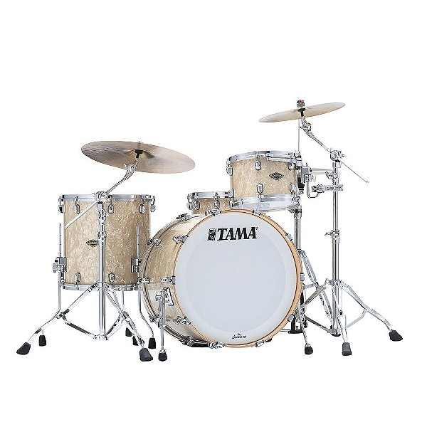 Bateria Shell Pack (3 tambores) Bumbo 22 (Vintage Marine Pearl) Tama Starclassic Walnut/Birch WBR32RZS-VMP