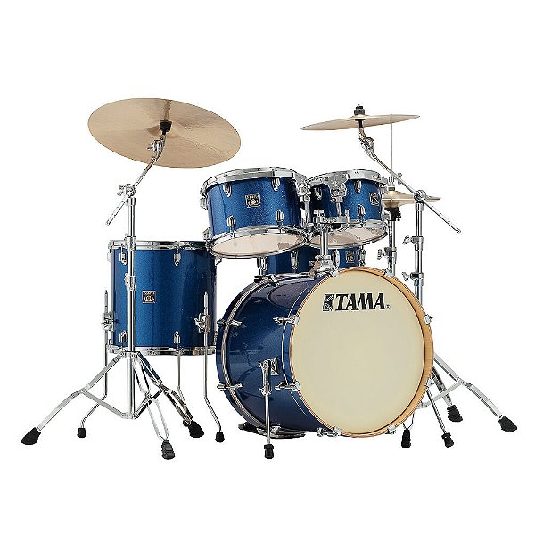 Bateria Shell Pack (5 Tambores) Bumbo 2 (Azul Indigo Sparkle) Tama Superstar Classic CK5RS-ISP