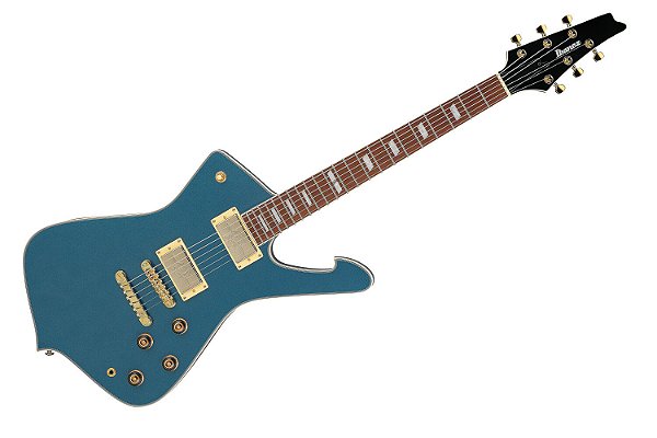 Guitarra 6 Cordas Ibanez Iceman Antique Blue Metallic Iceman Standard Series IC420-ABM