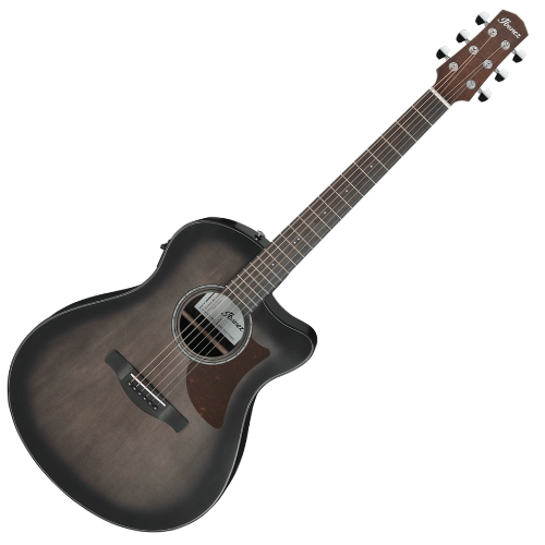 Violão Eletroacústico Ibanez AAM70CE Advanced Acoustic Transparent Charcoal Burst com Captação T-Bar